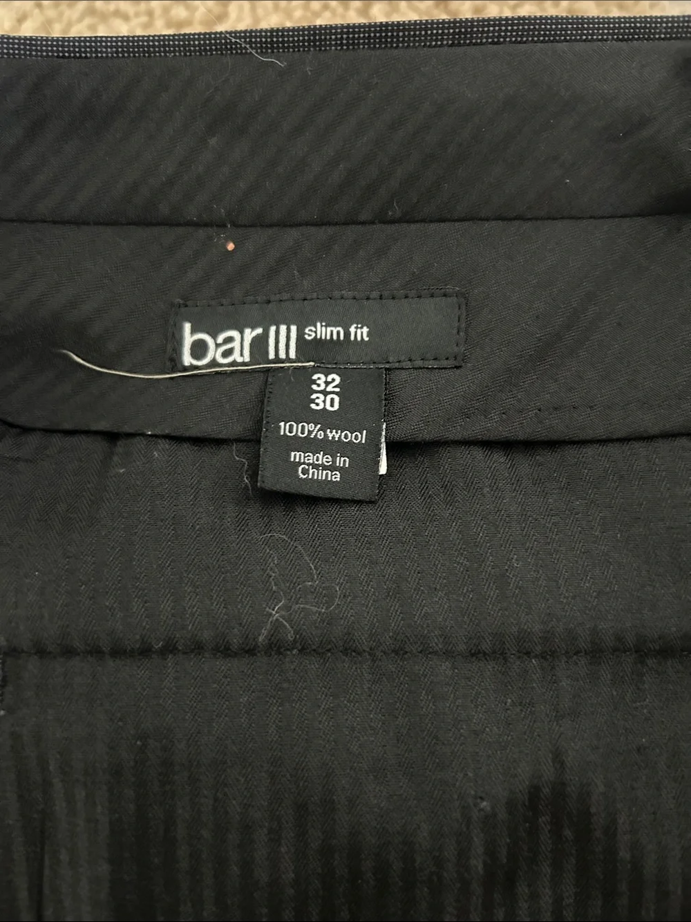 Bar III Charcoal Dress Pants